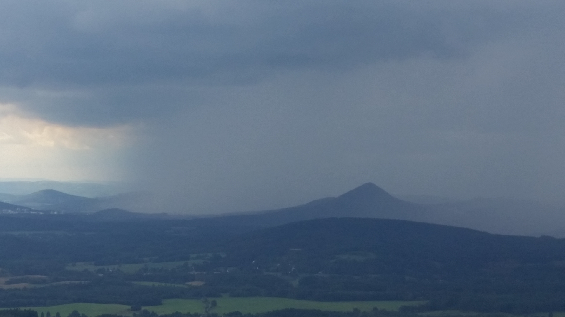 Gewitter über dem Zittauer Gebirge