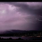 Gewitter über dem Zürichsee