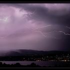 Gewitter über dem Zürichsee