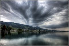 Gewitter über dem Zürichsee - I