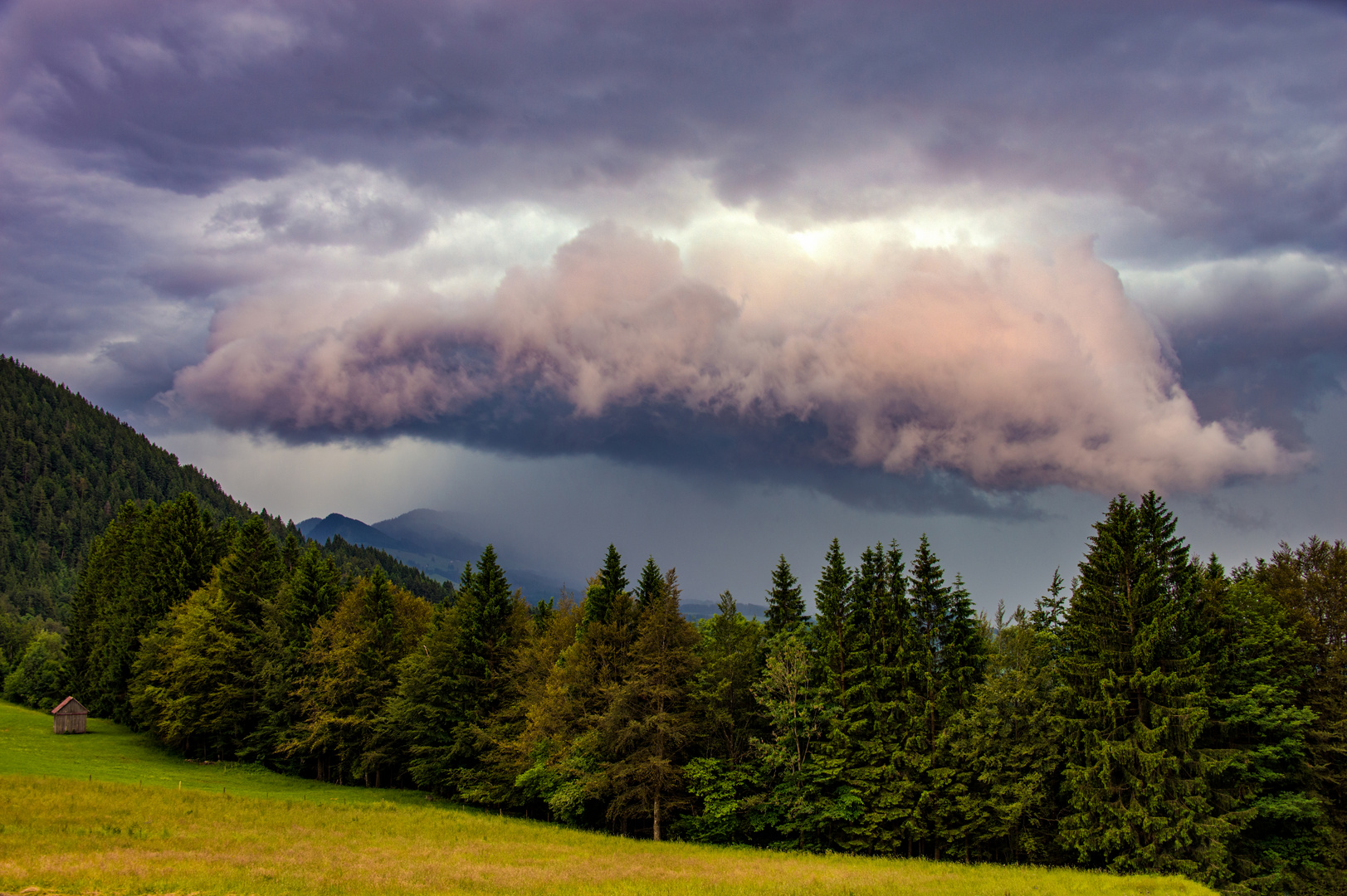 Gewitter über den Allgäuer Alpen