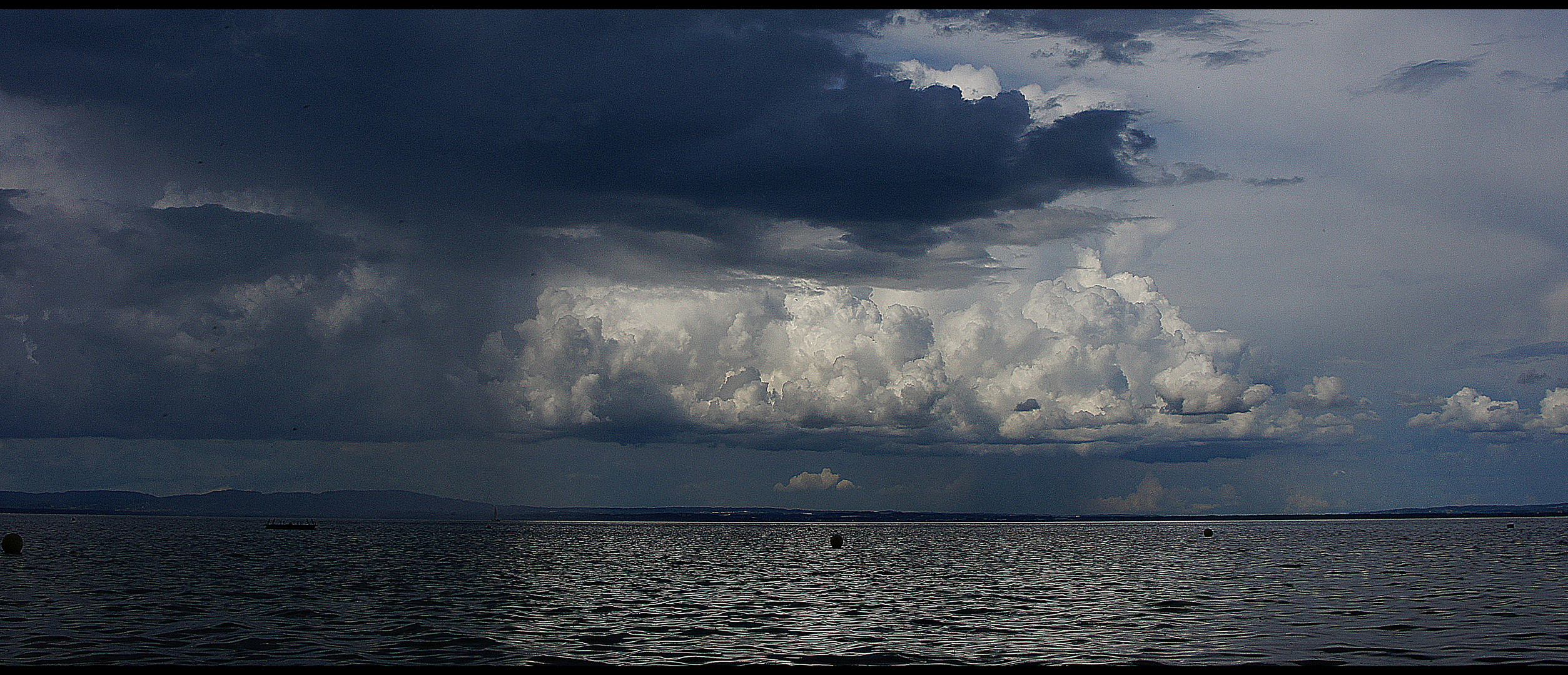 Gewitter über den Bodensee