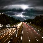 Gewitter über der A3