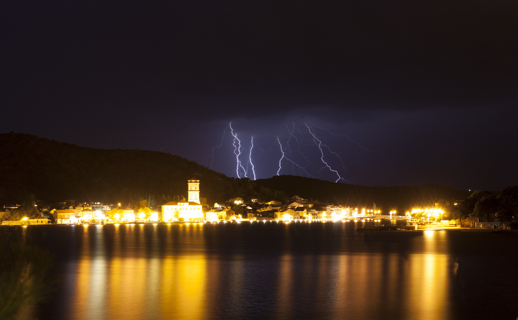 Gewitter über der Adria 2014