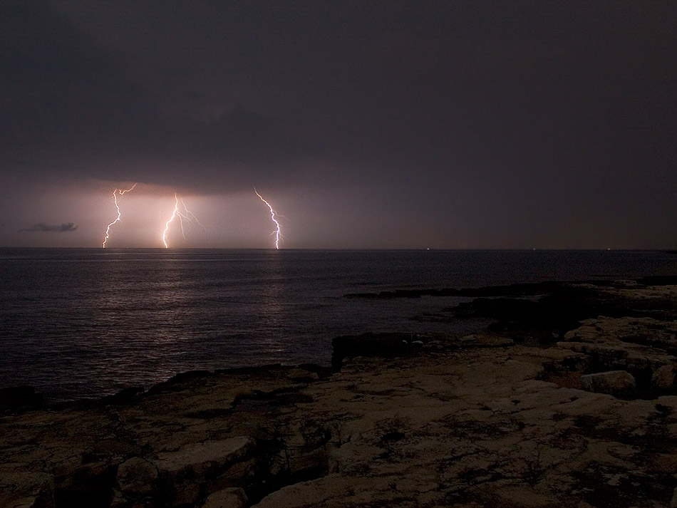 Gewitter über der Adria