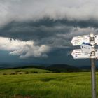 Gewitter über der Hohen Rhön