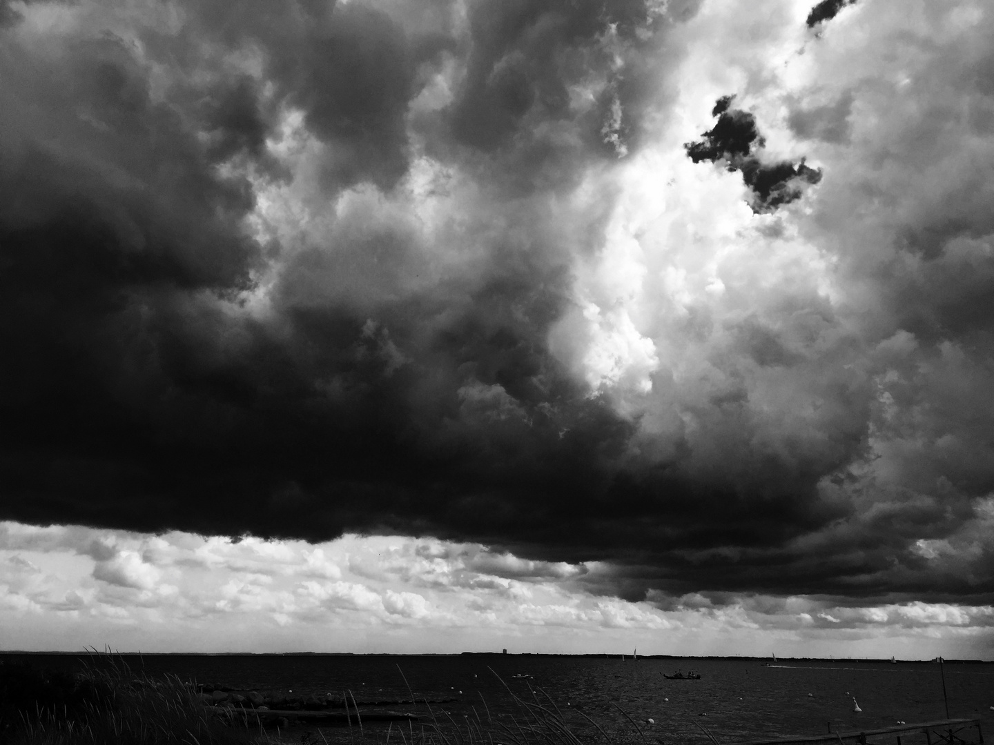 Gewitter über der Lübecker Bucht/ Ostsee