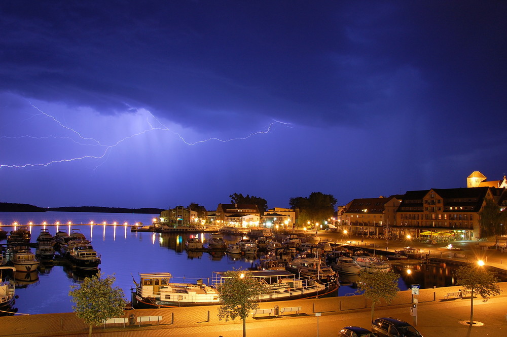 Gewitter über der Müritz