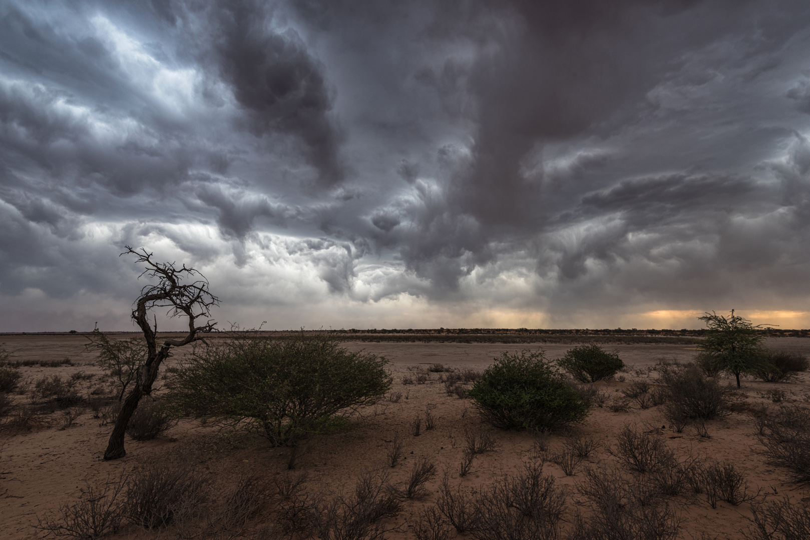 Gewitter über der Namib