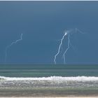 Gewitter über der Nordsee