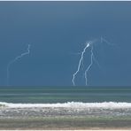 Gewitter über der Nordsee