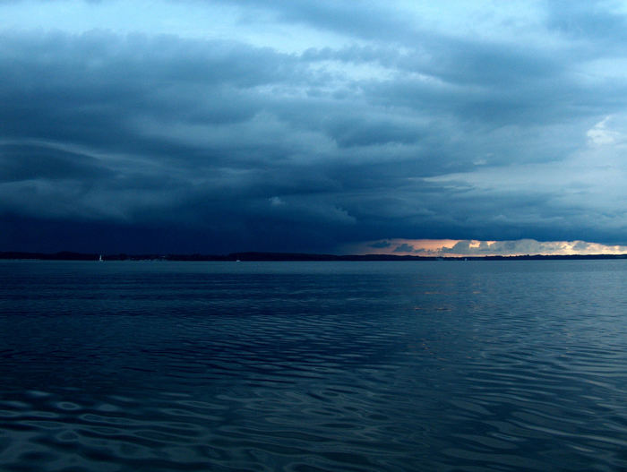 Gewitter über der Ostsee