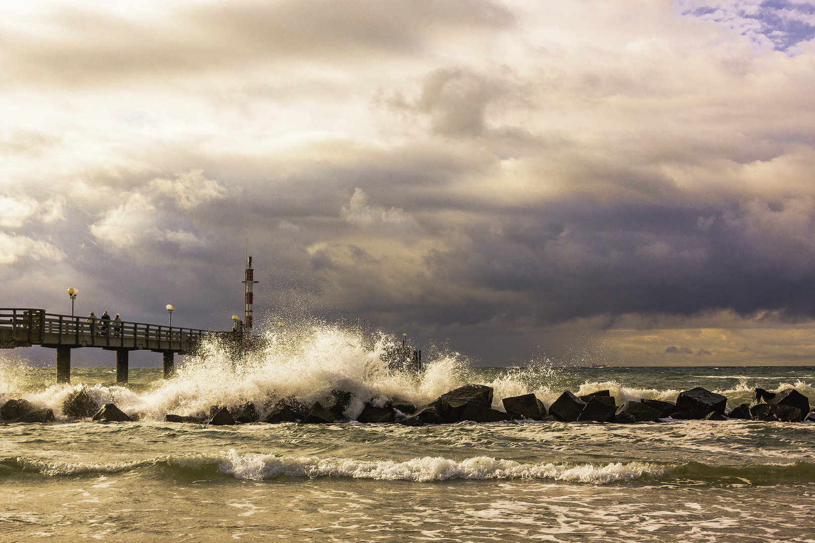 Gewitter über der Ostsee 