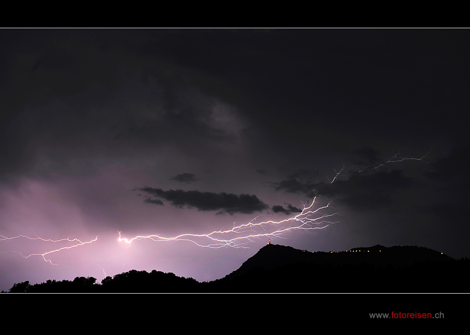 Gewitter über der Rigi