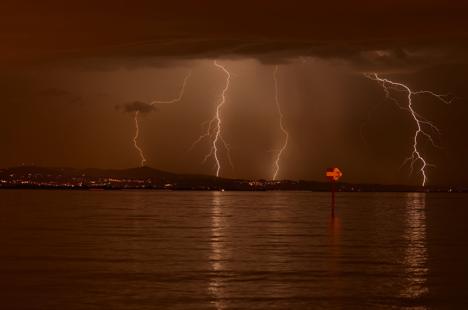 Gewitter über der Schweiz