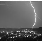 Gewitter über der Stadt