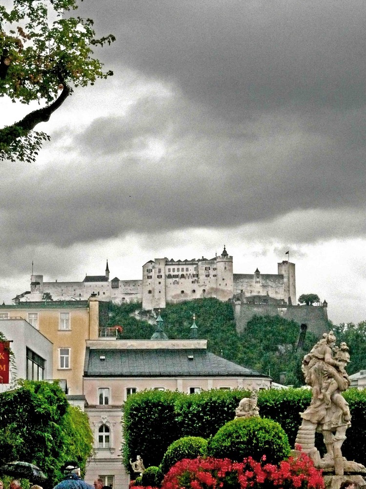 Gewitter über der Stadt