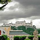 Gewitter über der Stadt