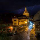 Gewitter über der Stadt