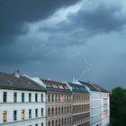 Gewitter über der Stadt