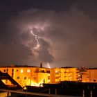 Gewitter über der Stadt