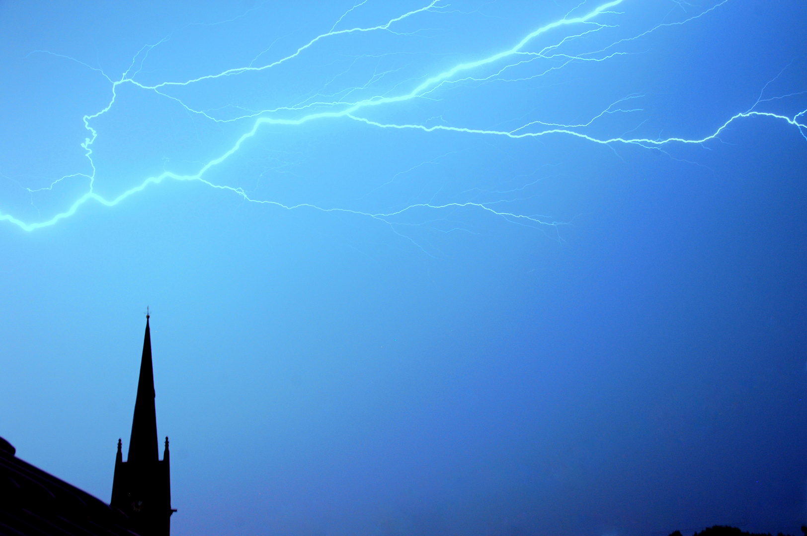 Gewitter über Dörnigheim