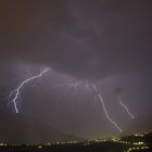 Gewitter über Dorf Tirol