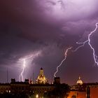 Gewitter über Dresden