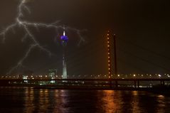 Gewitter über Düsseldorf