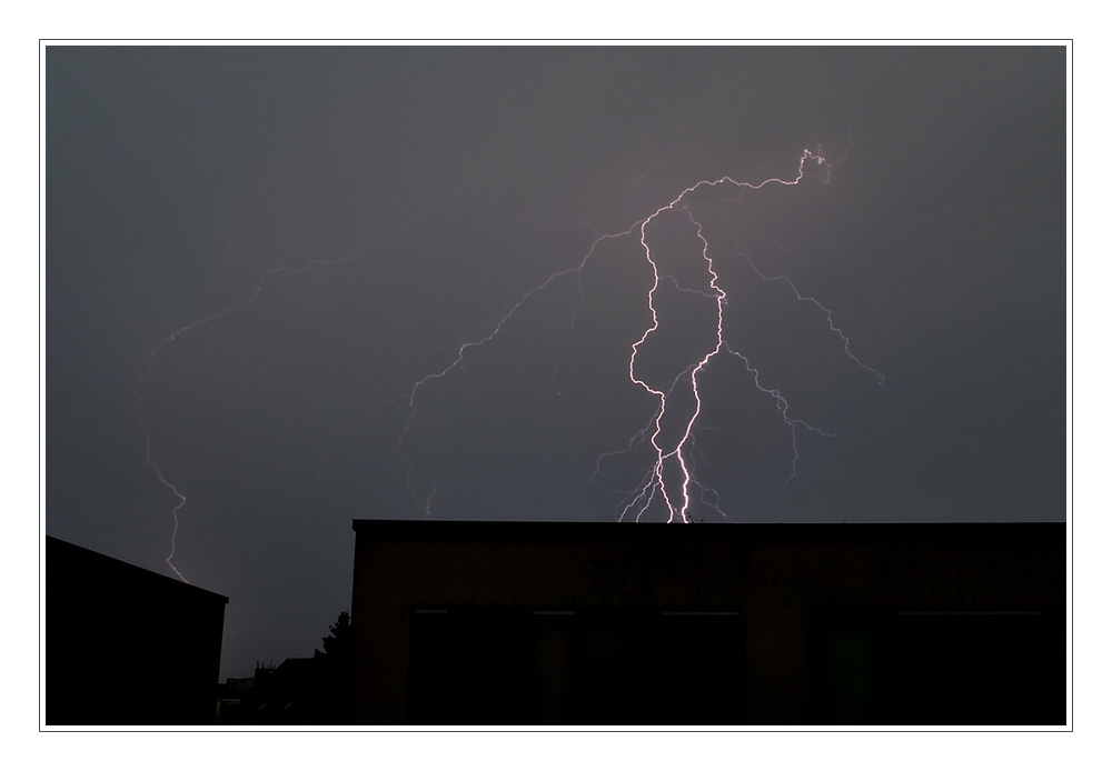 Gewitter über Eschborn