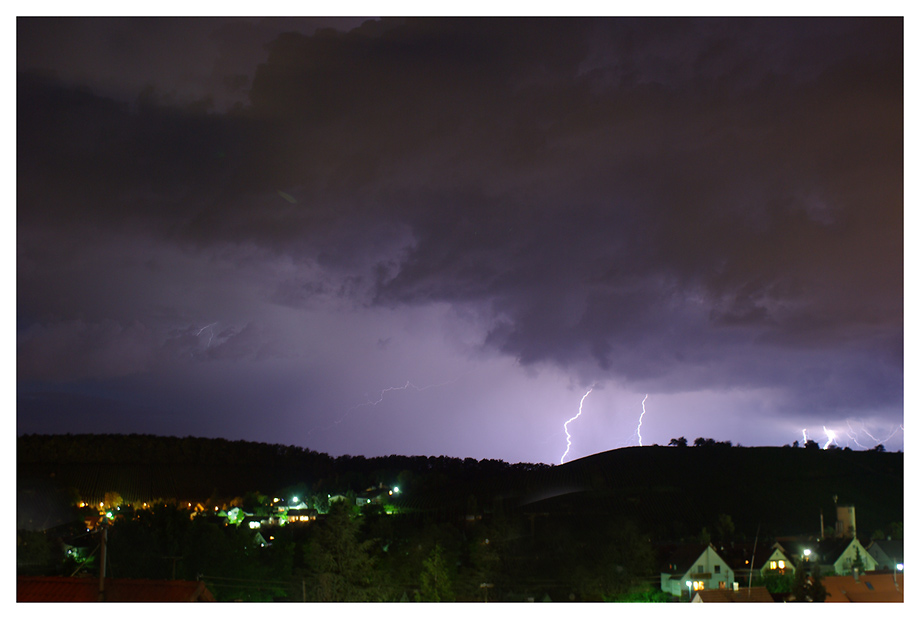 Gewitter über Eschenau