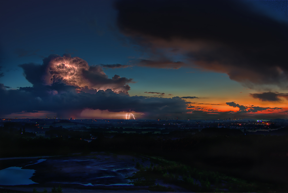 Gewitter über Essen