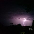 Gewitter über Frankfurt