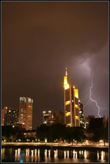 Gewitter über Frankfurt am Main