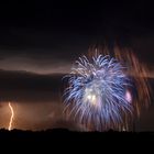 Gewitter über Freiberg/Sachsen