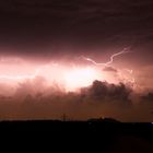 Gewitter über Freising.