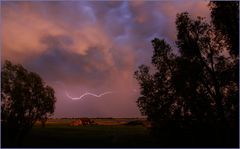 Gewitter über Gager (Mönchgut, Rügen)