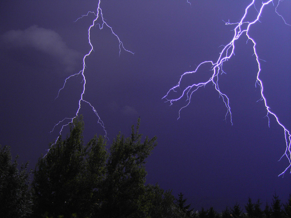 Gewitter über Gelnhausen 2