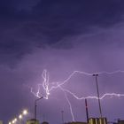 Gewitter Über Gewerbegebiert Genthin