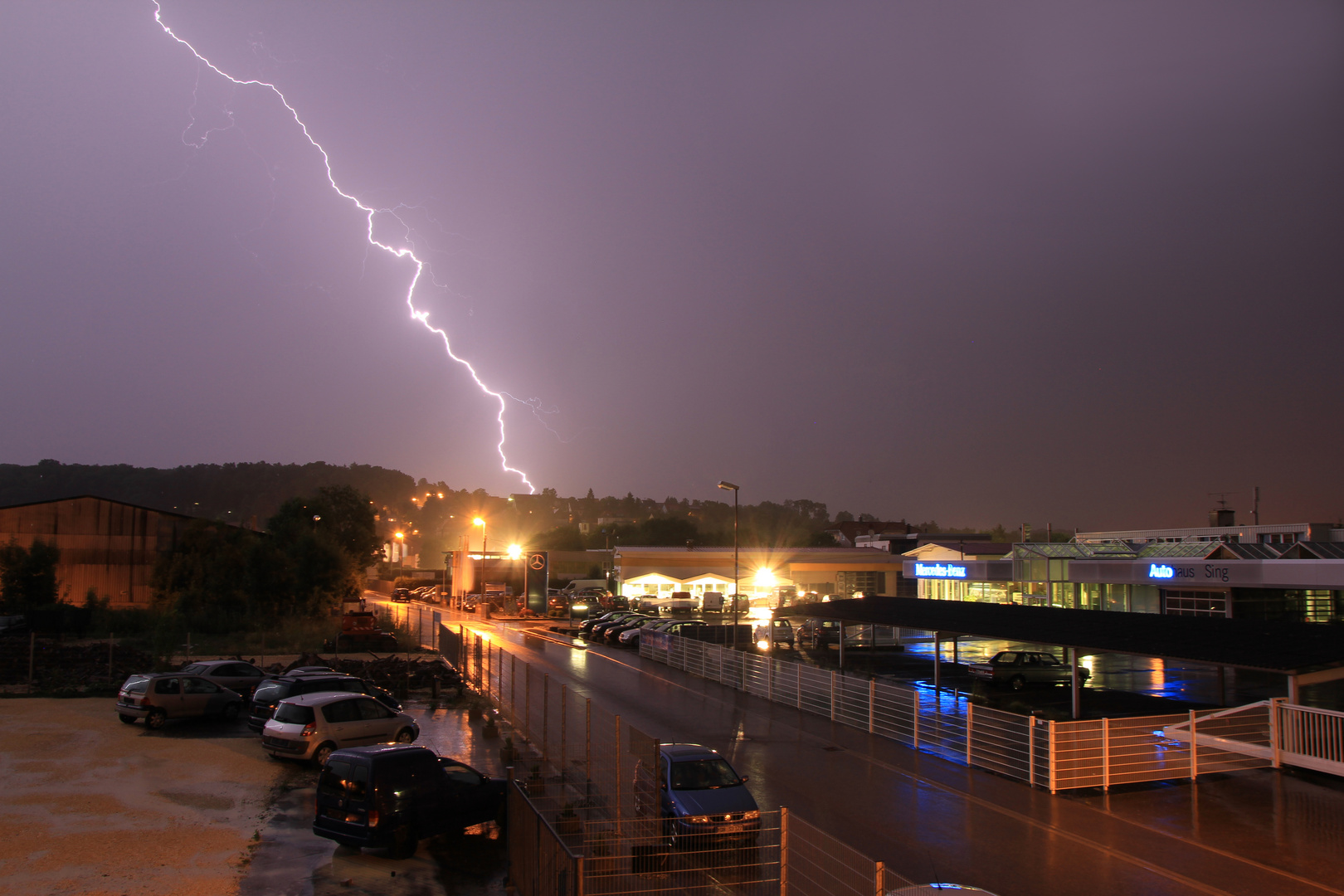 Gewitter über Gienegn