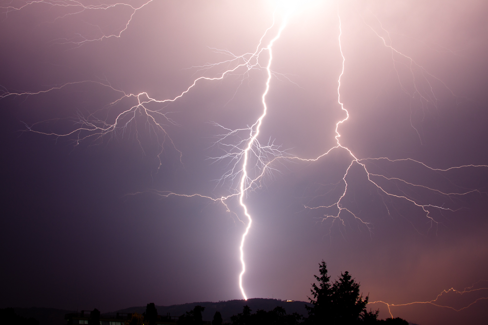 Gewitter über Graz