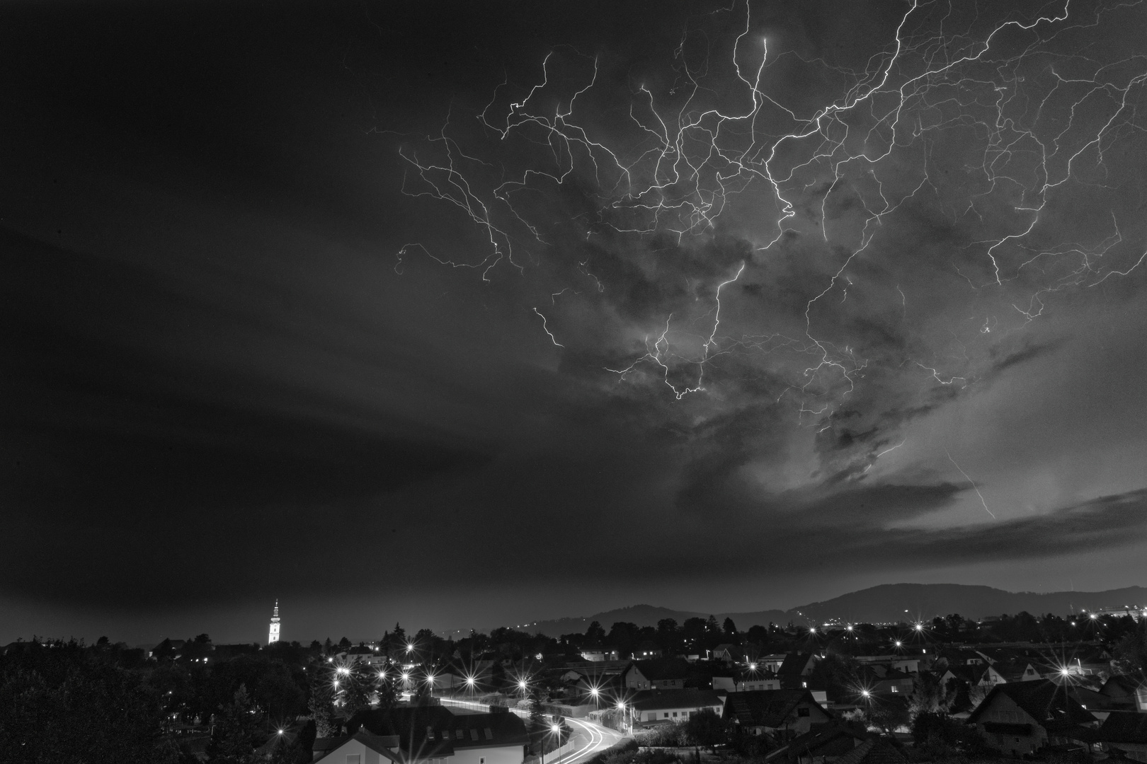 Gewitter über Graz