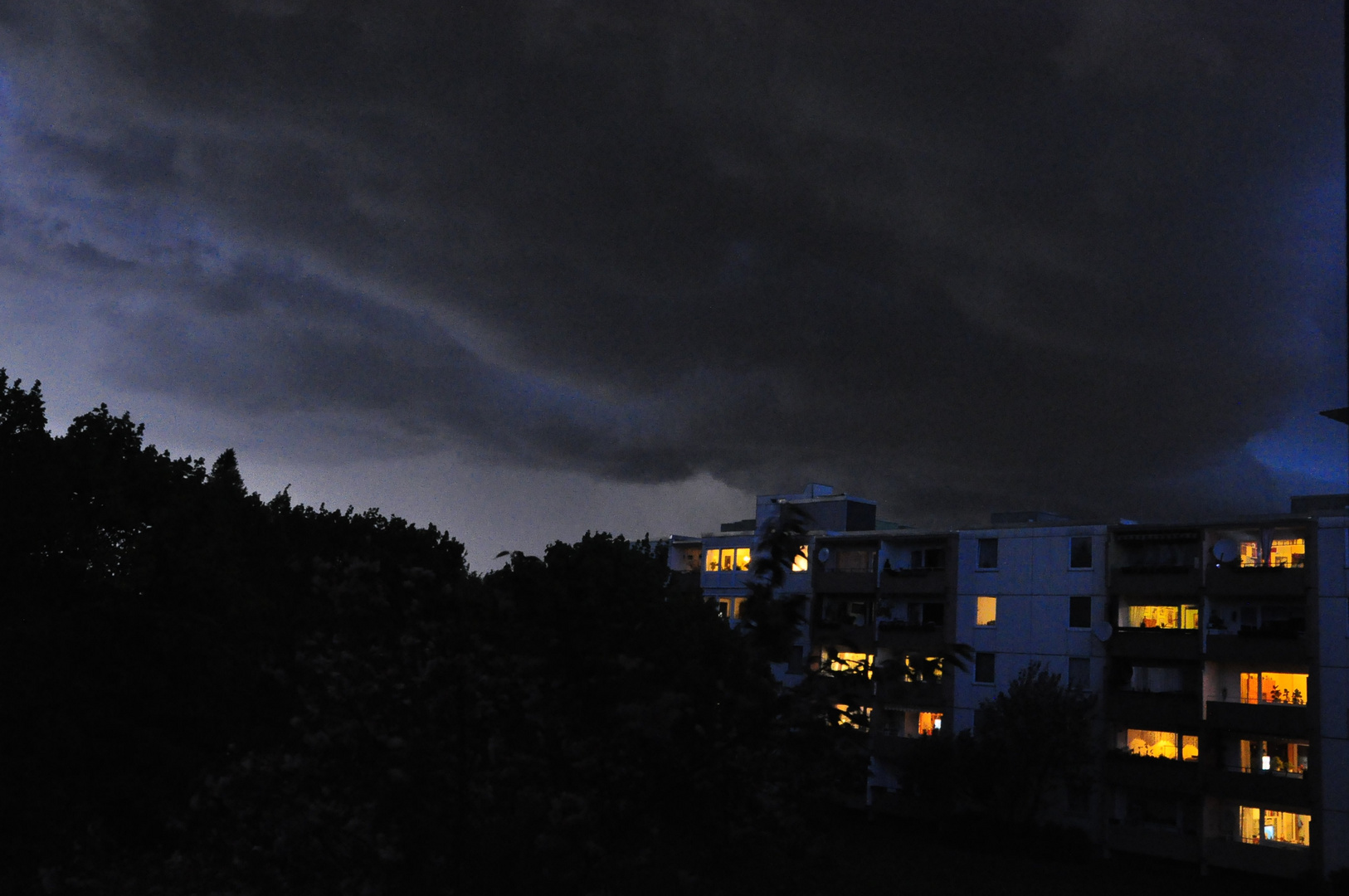 Gewitter über Großhadern