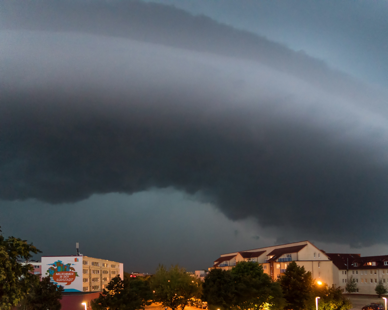 Gewitter über Güstrow