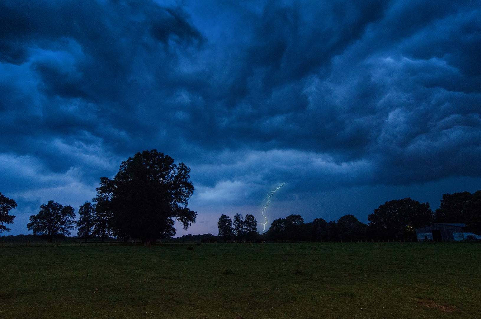 Gewitter über Halstenbek