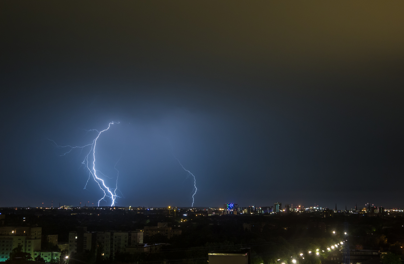 Gewitter über Hamburg 08