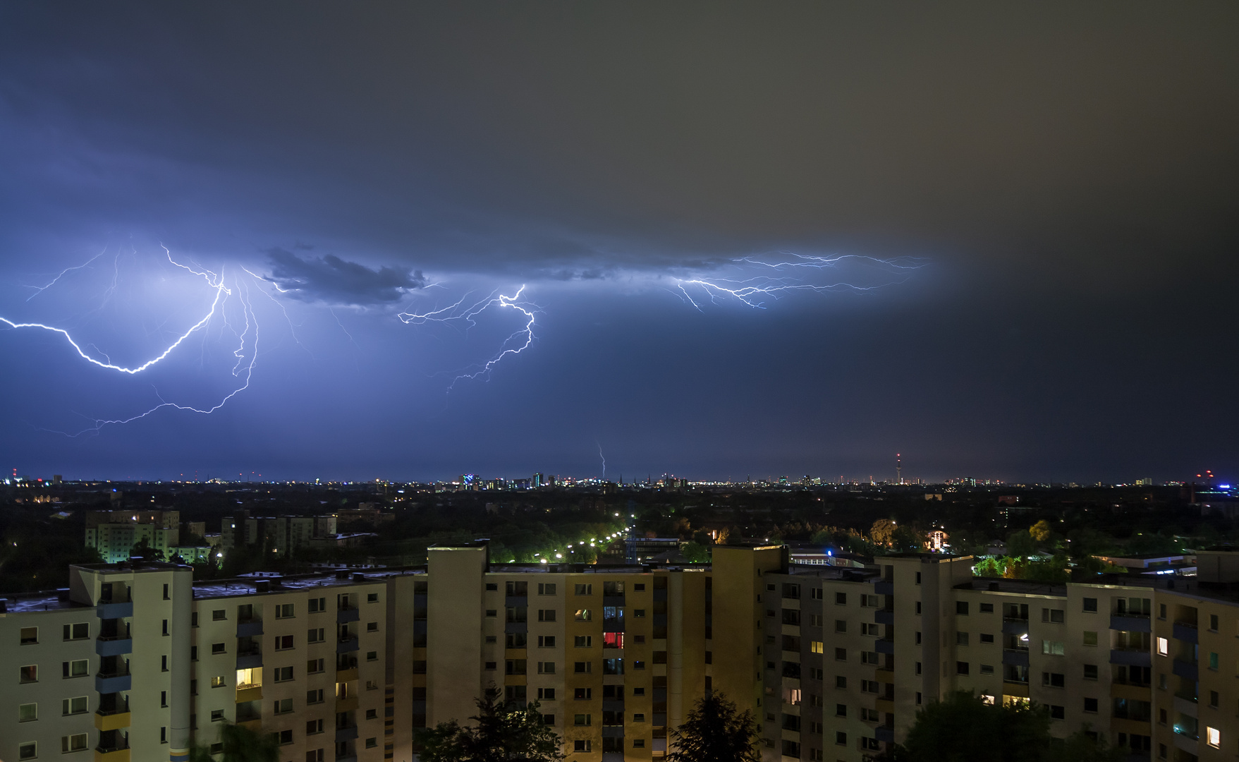 Gewitter über Hamburg 09