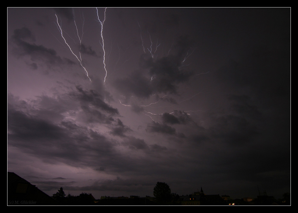 Gewitter über Kempten