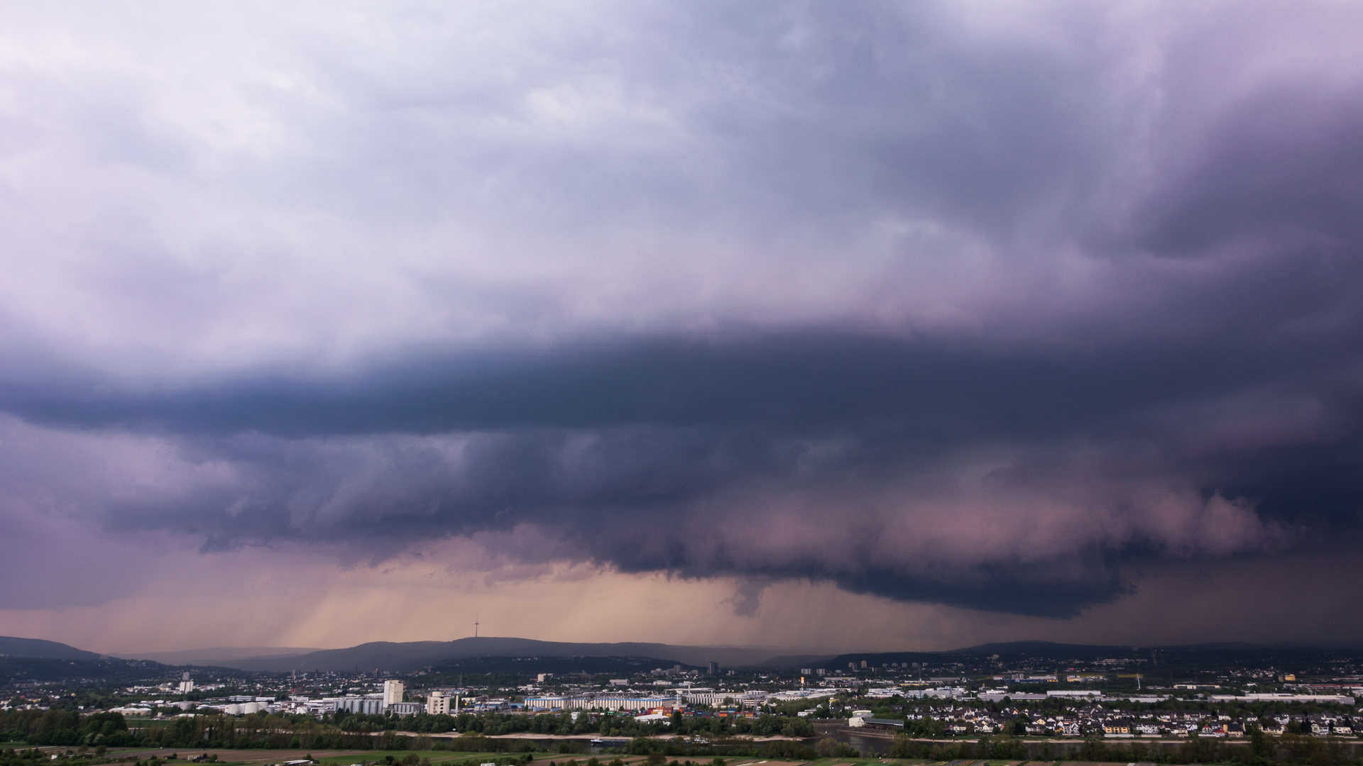 Gewitter über Koblenz