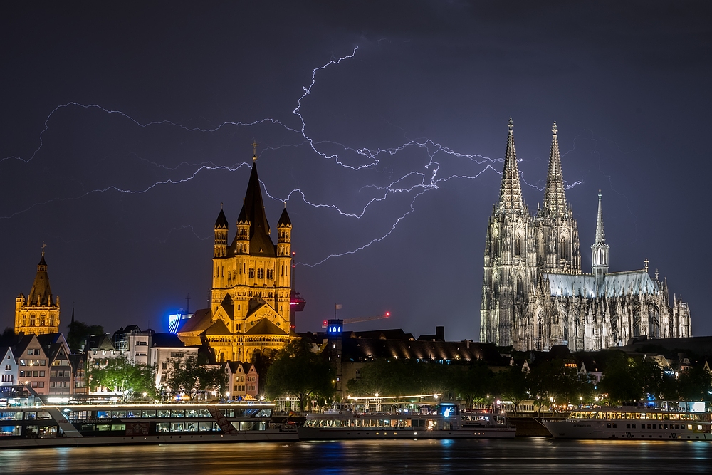 Gewitter über köln